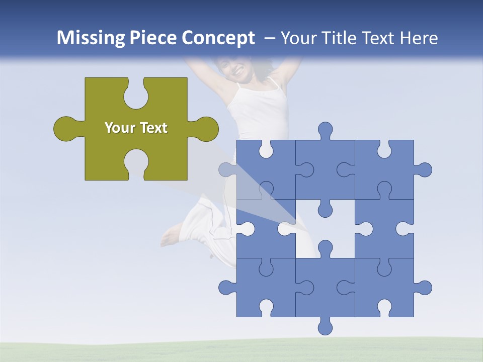 Spring Female Sunny PowerPoint Template