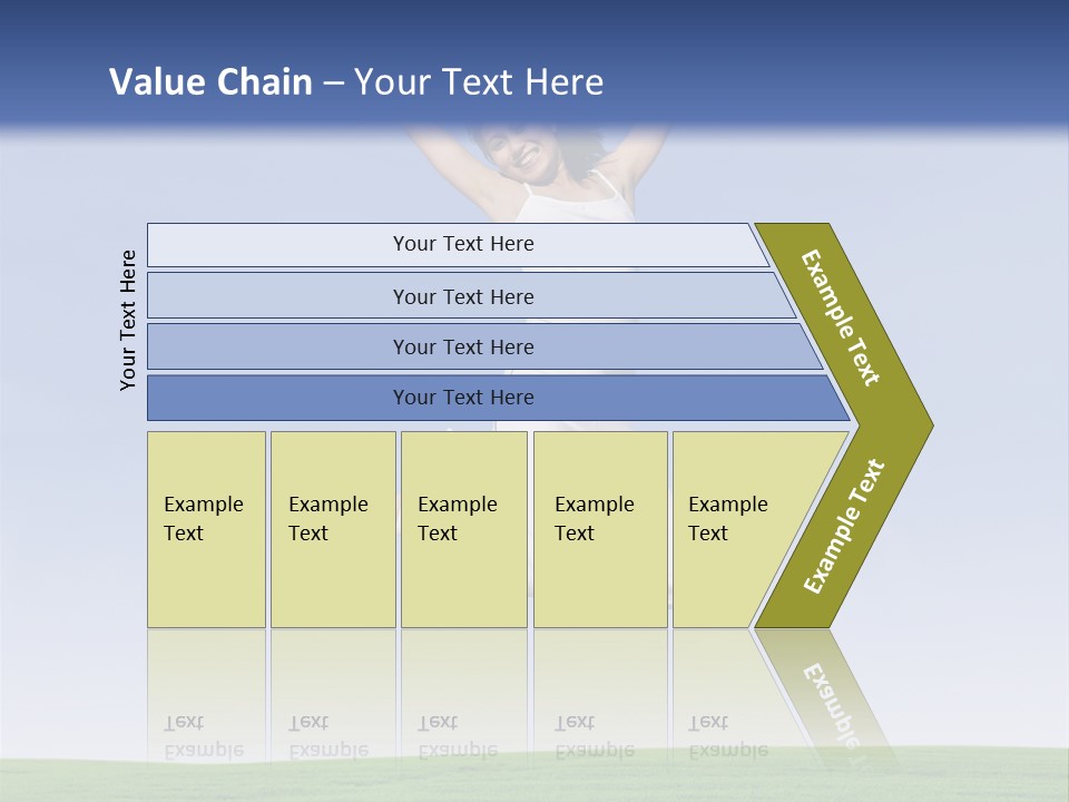 Spring Female Sunny PowerPoint Template