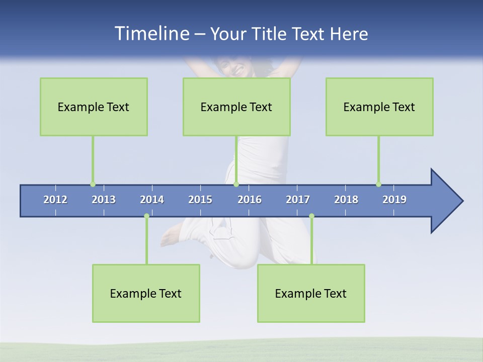 Spring Female Sunny PowerPoint Template