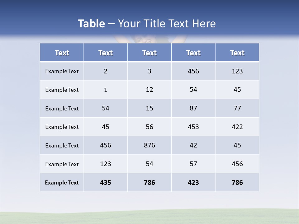 Spring Female Sunny PowerPoint Template