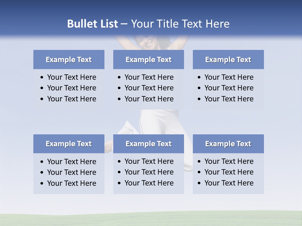 Spring Female Sunny PowerPoint Template