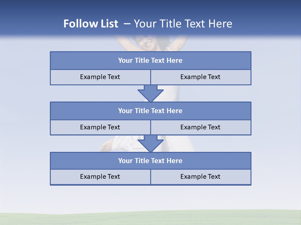 Spring Female Sunny PowerPoint Template