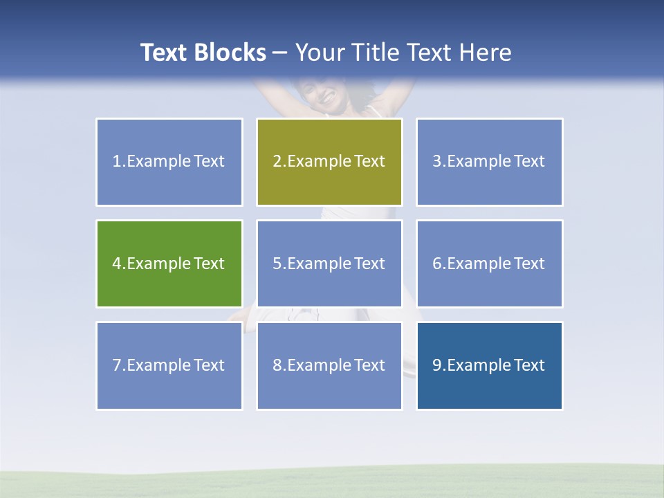 Spring Female Sunny PowerPoint Template