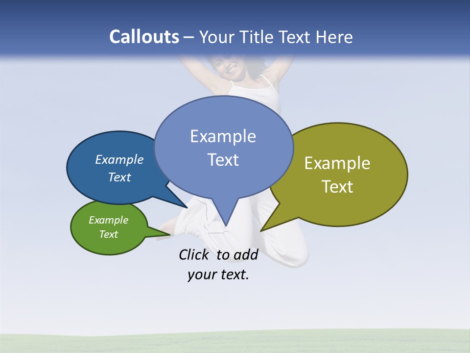 Spring Female Sunny PowerPoint Template