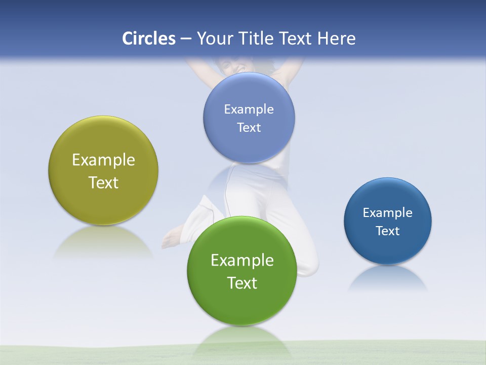 Spring Female Sunny PowerPoint Template