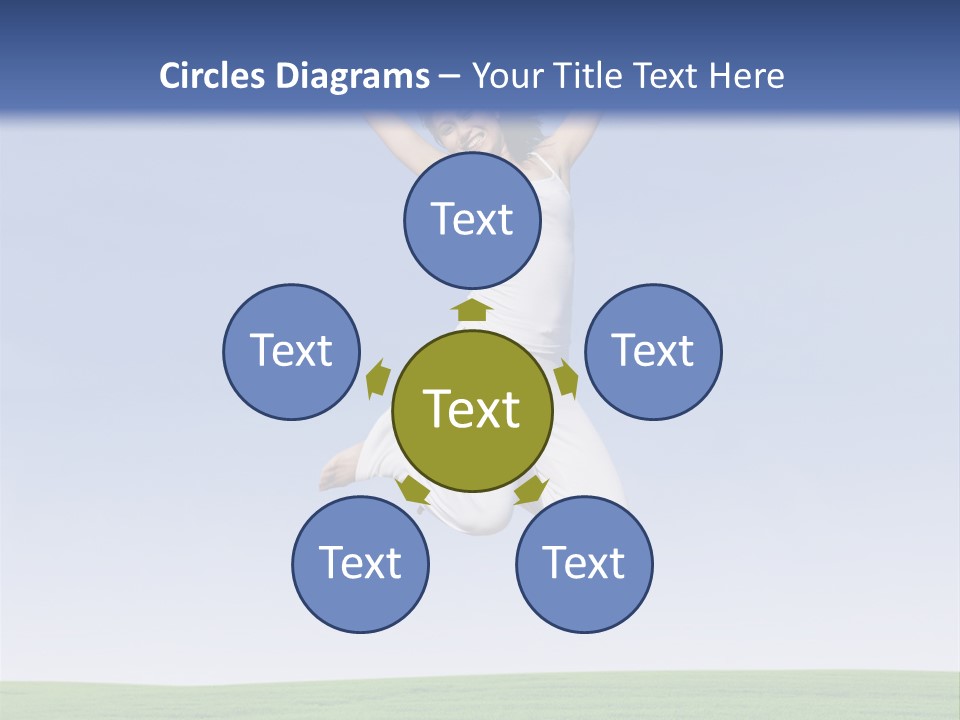 Spring Female Sunny PowerPoint Template