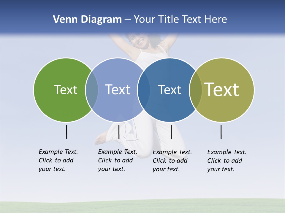 Spring Female Sunny PowerPoint Template
