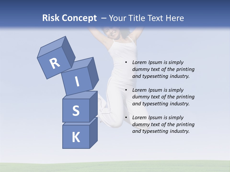 Spring Female Sunny PowerPoint Template