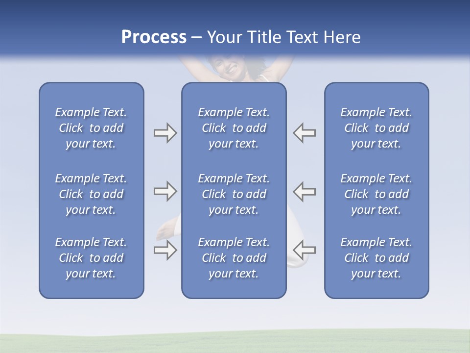 Spring Female Sunny PowerPoint Template