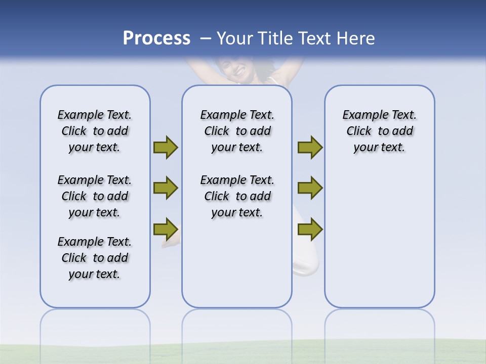 Spring Female Sunny PowerPoint Template