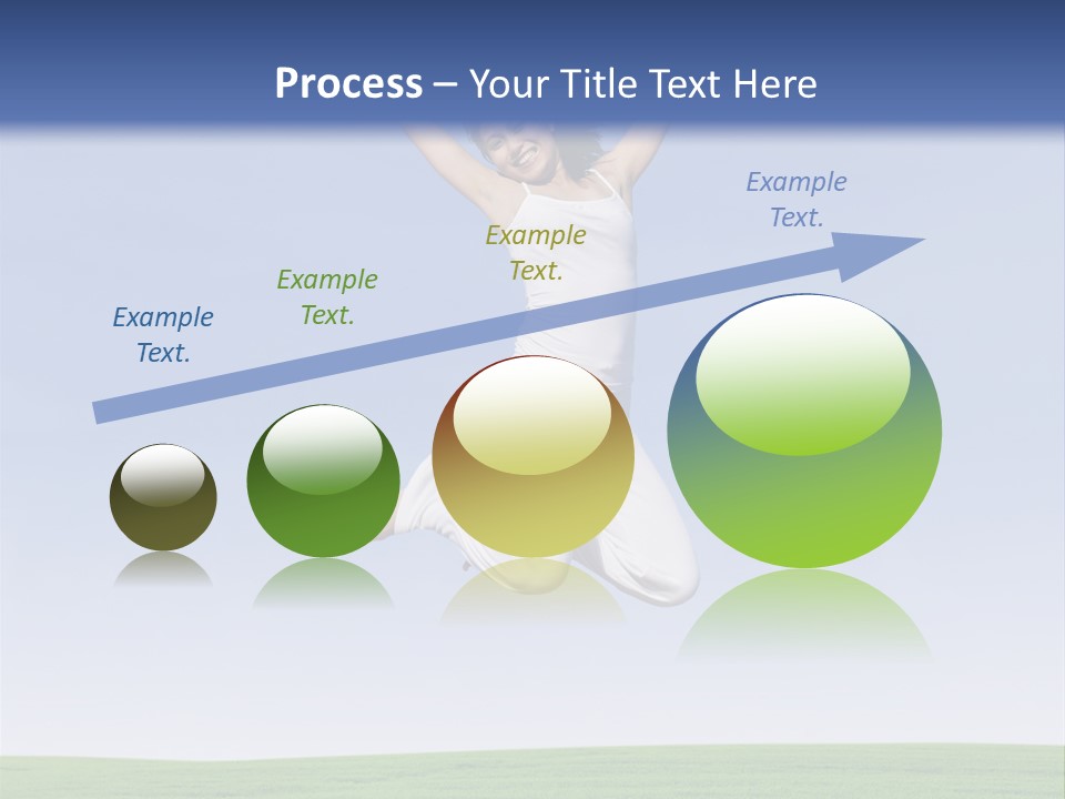 Spring Female Sunny PowerPoint Template