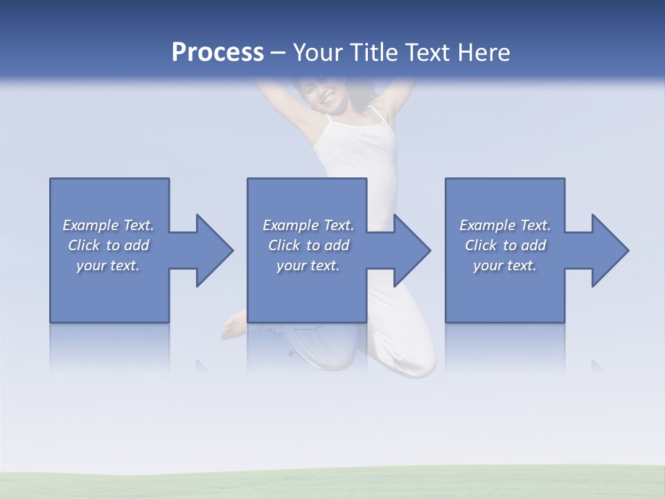 Spring Female Sunny PowerPoint Template