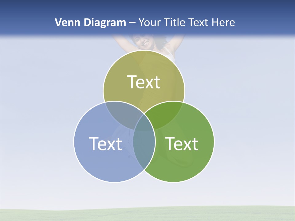 Spring Female Sunny PowerPoint Template