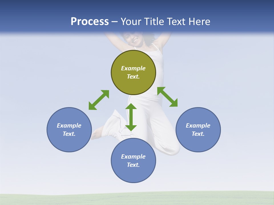 Spring Female Sunny PowerPoint Template