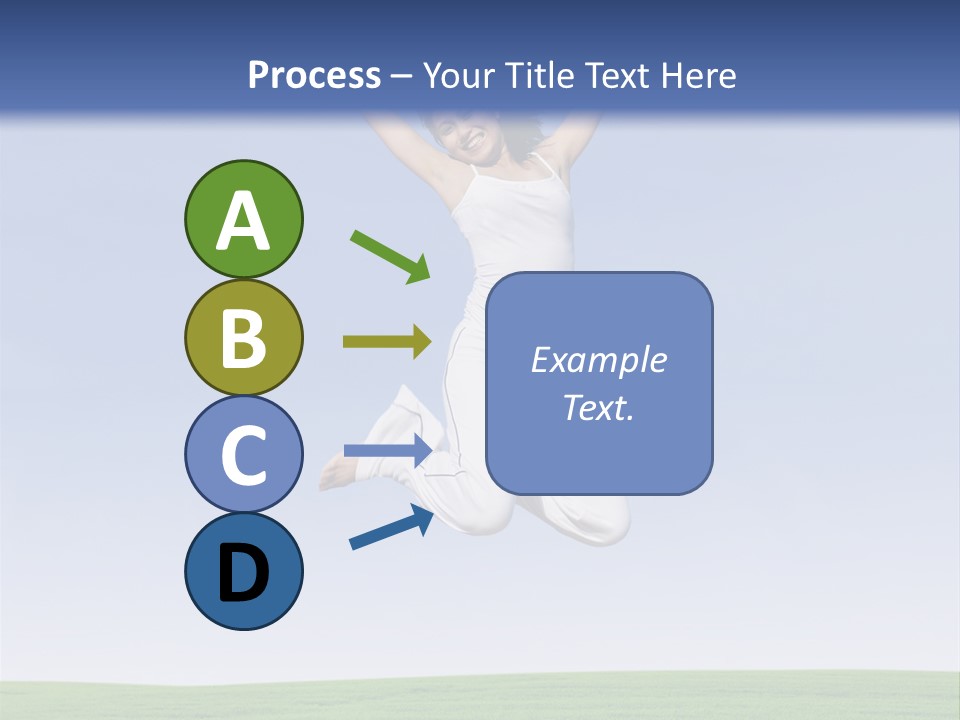 Spring Female Sunny PowerPoint Template