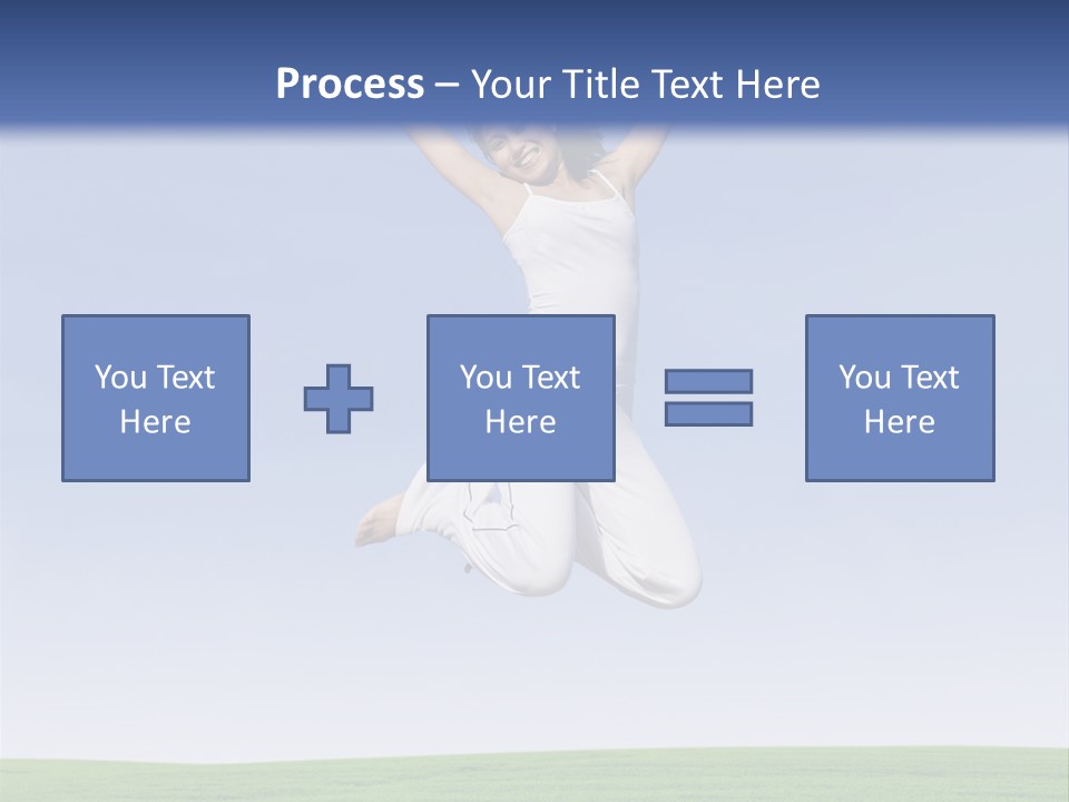 Spring Female Sunny PowerPoint Template