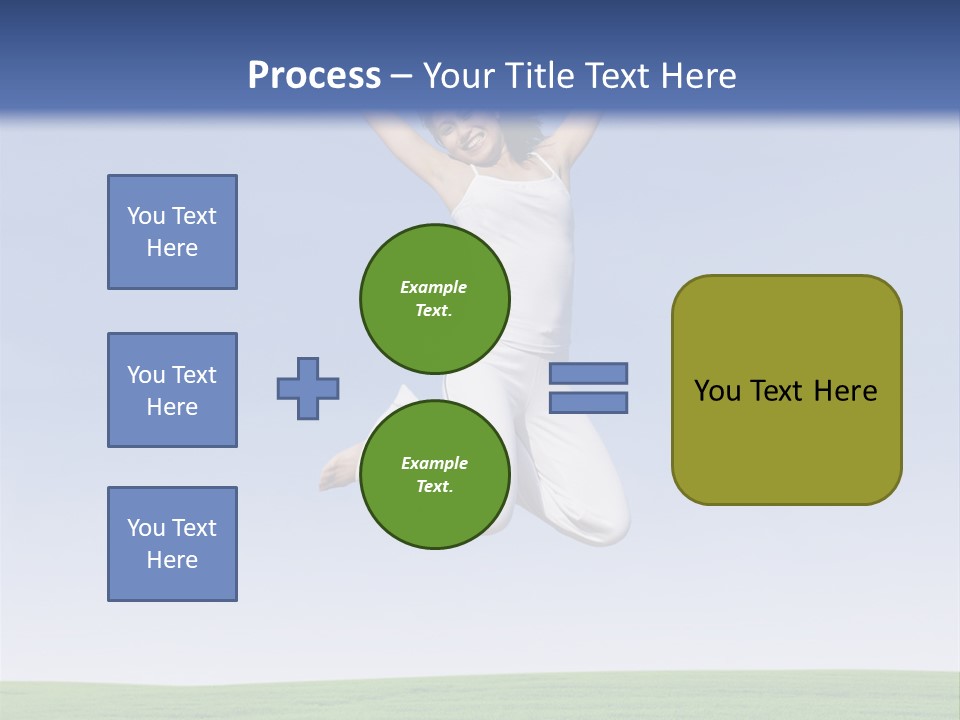 Spring Female Sunny PowerPoint Template