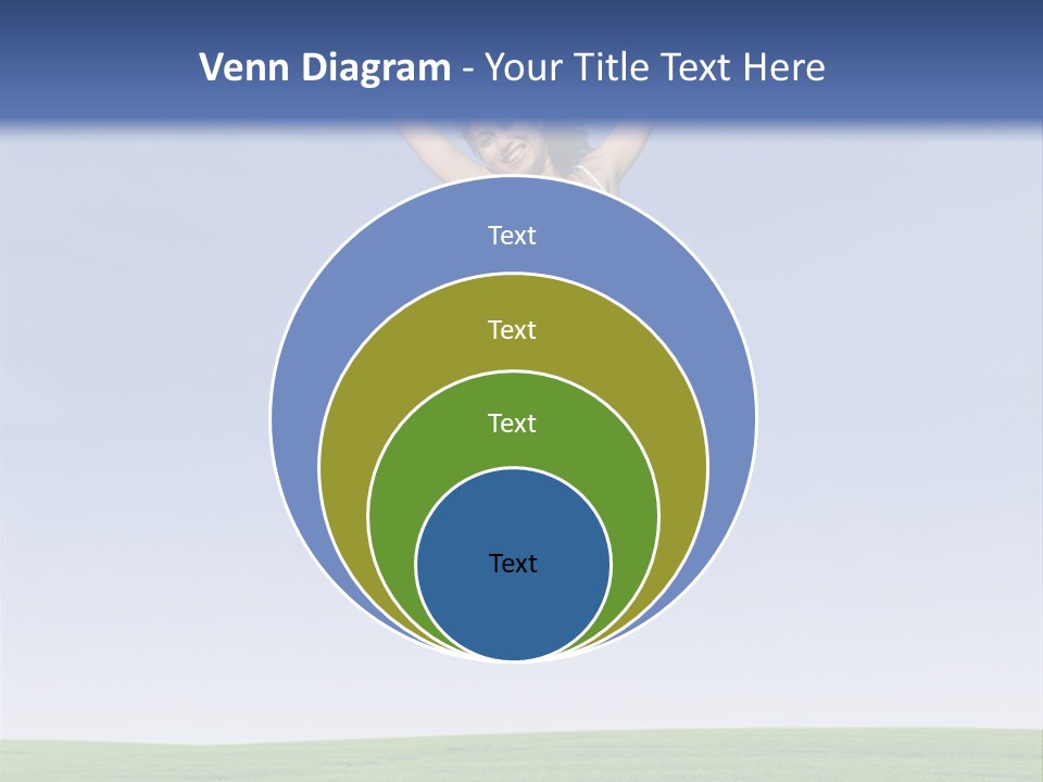 Spring Female Sunny PowerPoint Template