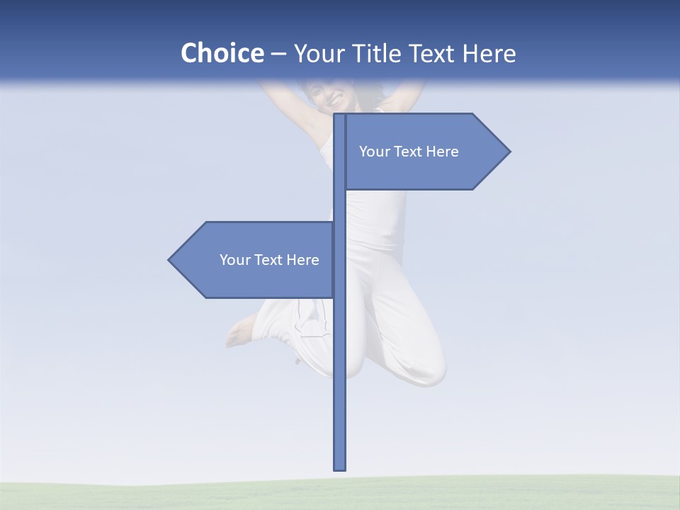 Spring Female Sunny PowerPoint Template