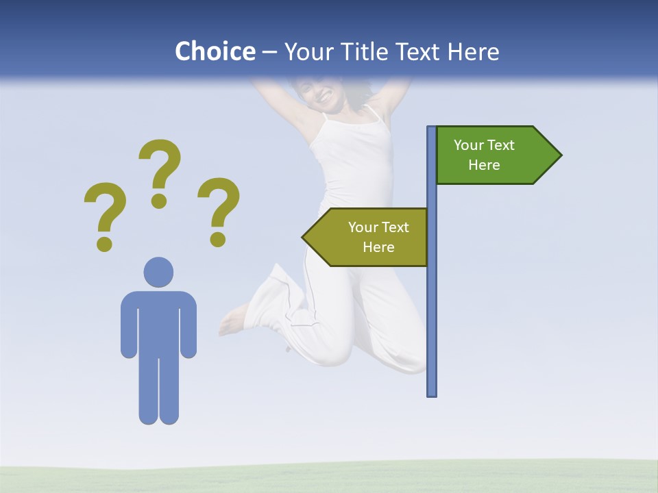 Spring Female Sunny PowerPoint Template