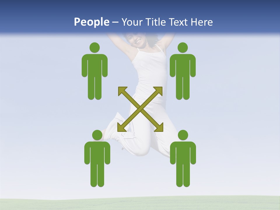 Spring Female Sunny PowerPoint Template