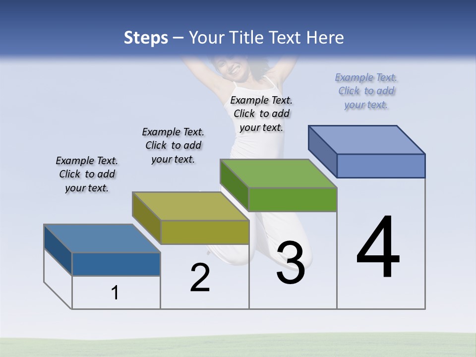 Spring Female Sunny PowerPoint Template