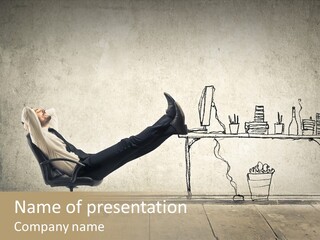 Work Background Wall PowerPoint Template