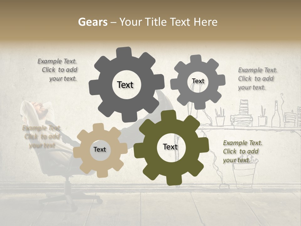 Work Background Wall PowerPoint Template