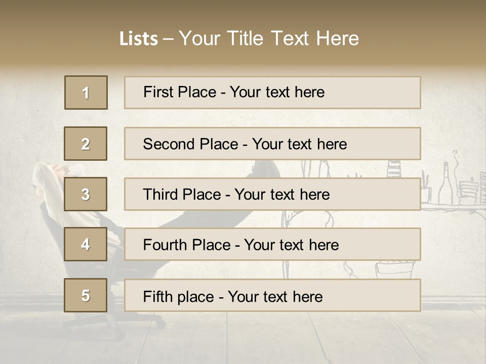 Work Background Wall PowerPoint Template