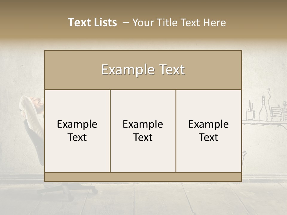 Work Background Wall PowerPoint Template