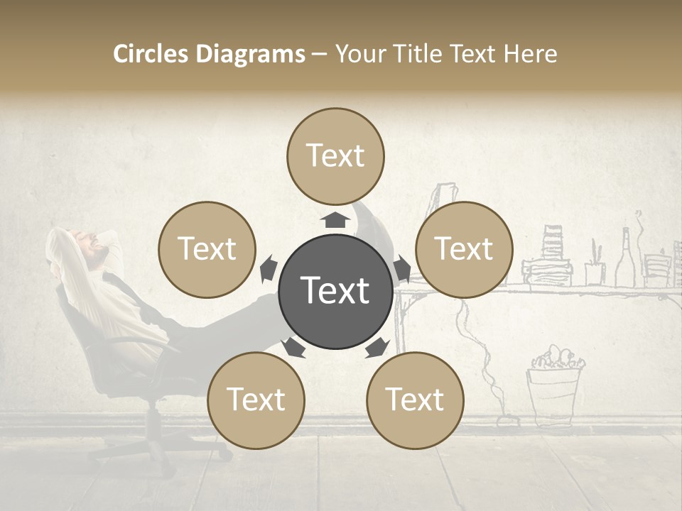 Work Background Wall PowerPoint Template