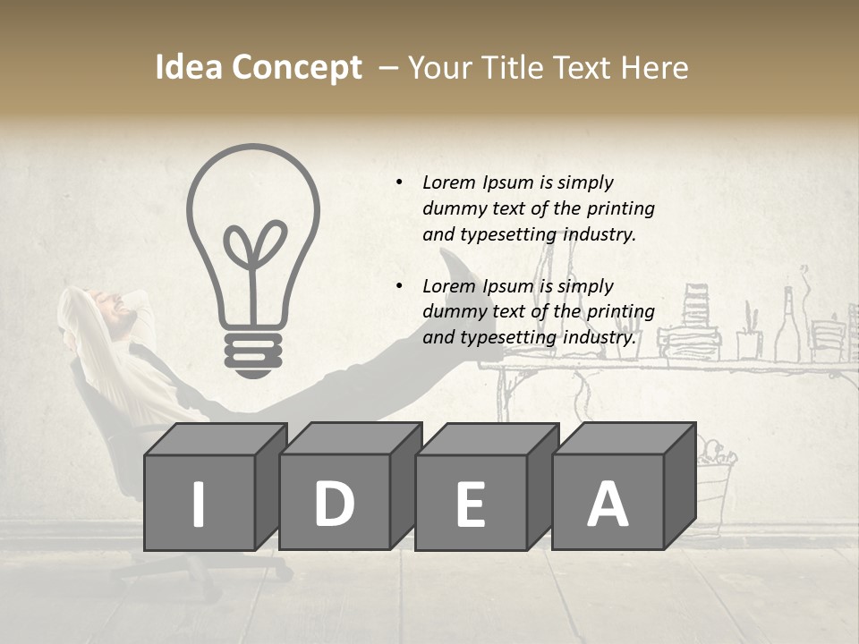 Work Background Wall PowerPoint Template