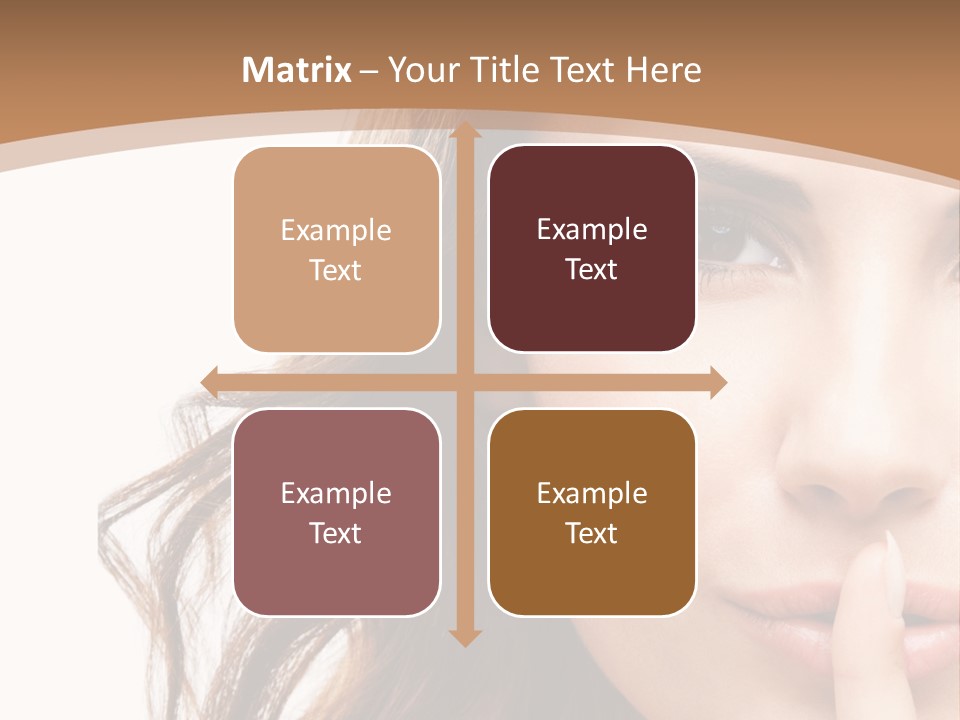 Cut Showing Finger PowerPoint Template