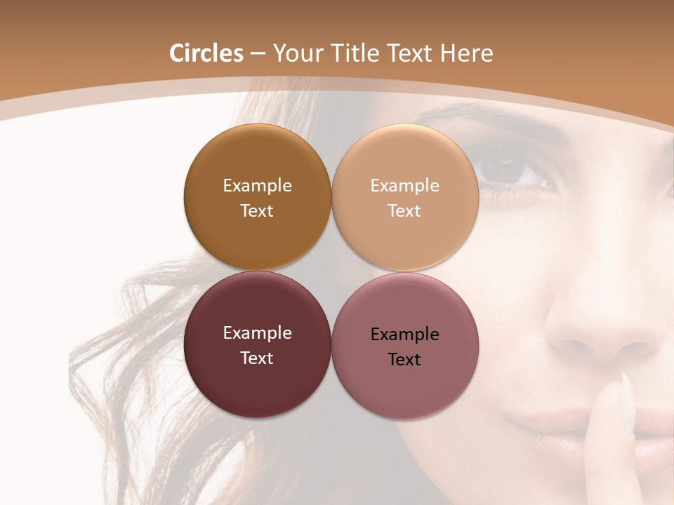 Cut Showing Finger PowerPoint Template