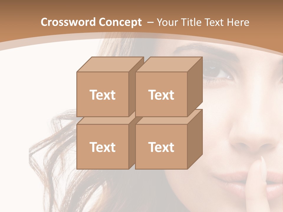 Cut Showing Finger PowerPoint Template
