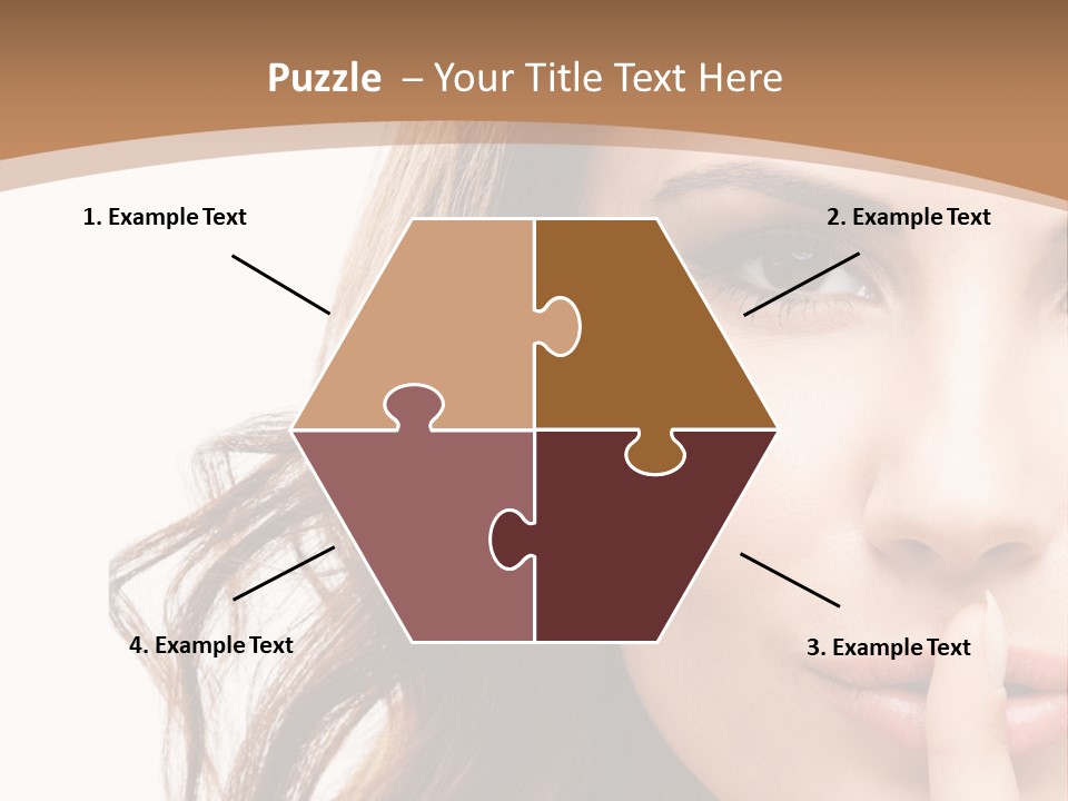 Cut Showing Finger PowerPoint Template