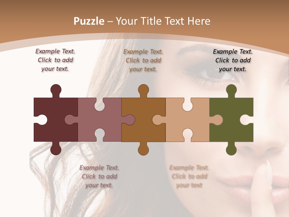 Cut Showing Finger PowerPoint Template