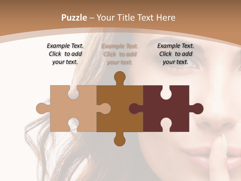 Cut Showing Finger PowerPoint Template