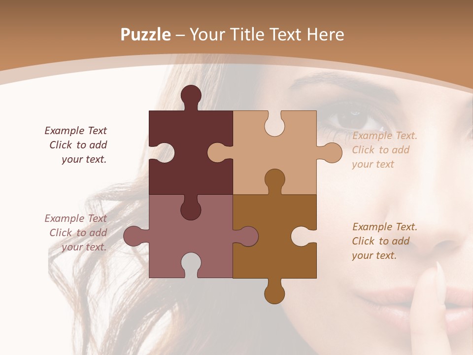 Cut Showing Finger PowerPoint Template