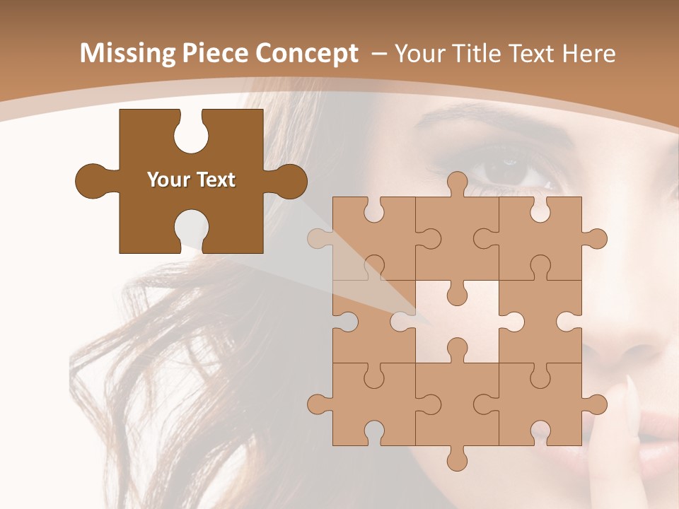 Cut Showing Finger PowerPoint Template