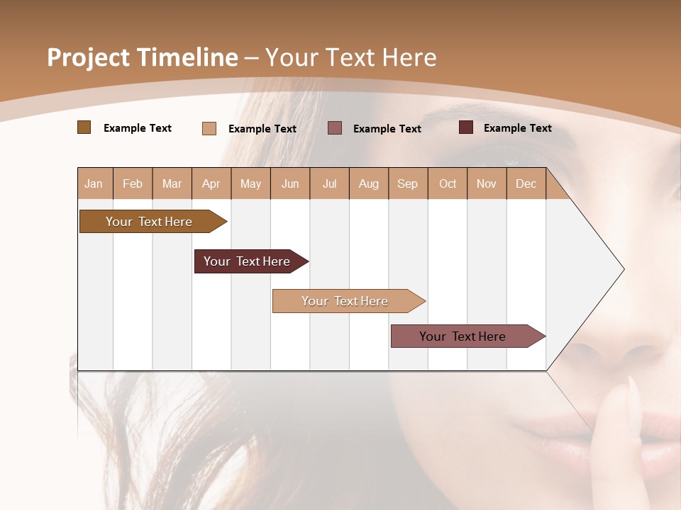 Cut Showing Finger PowerPoint Template