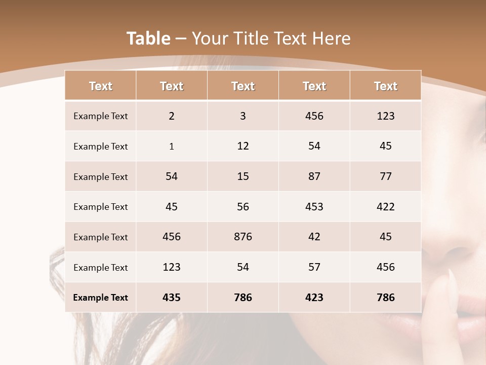 Cut Showing Finger PowerPoint Template