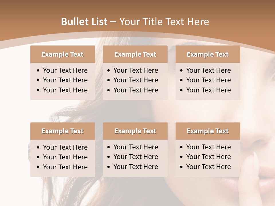 Cut Showing Finger PowerPoint Template