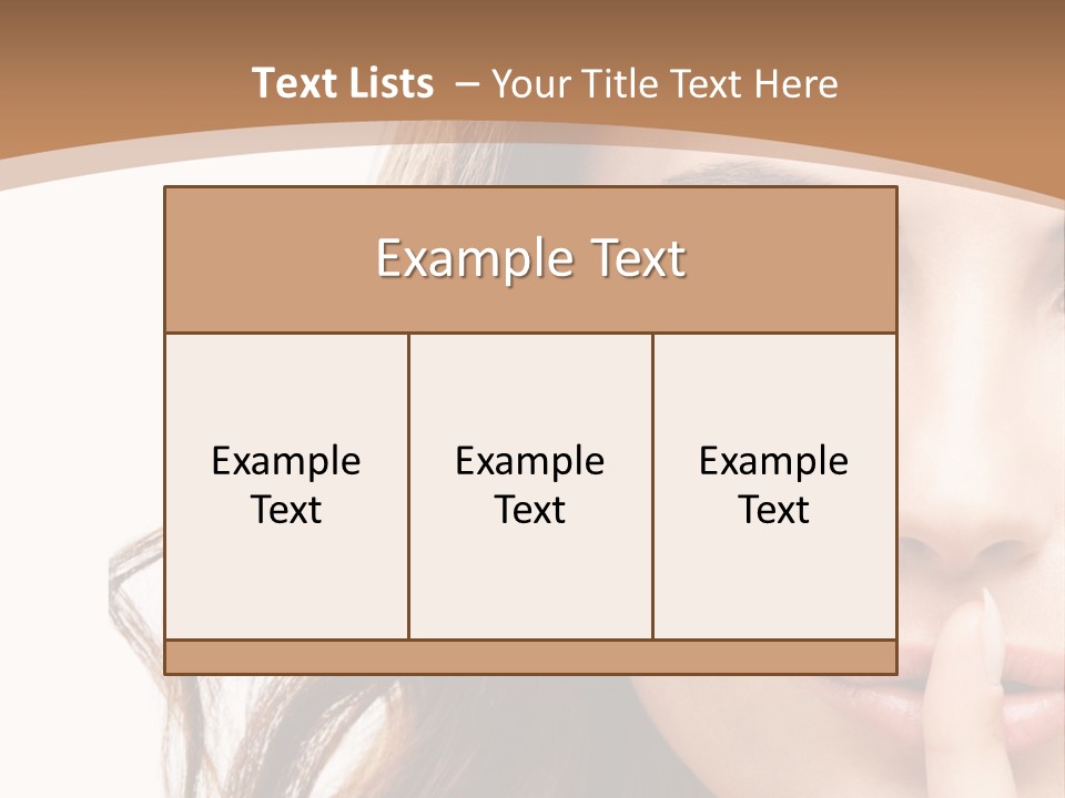 Cut Showing Finger PowerPoint Template