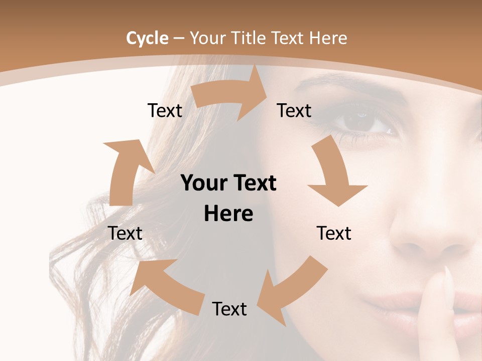 Cut Showing Finger PowerPoint Template
