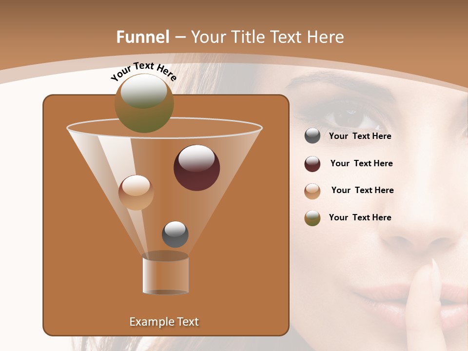 Cut Showing Finger PowerPoint Template