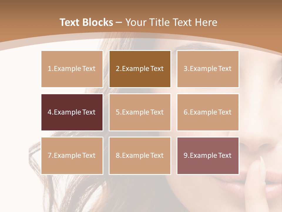 Cut Showing Finger PowerPoint Template
