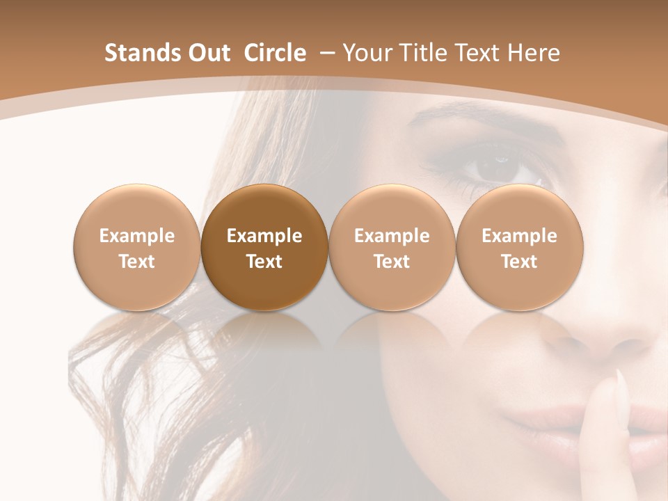 Cut Showing Finger PowerPoint Template