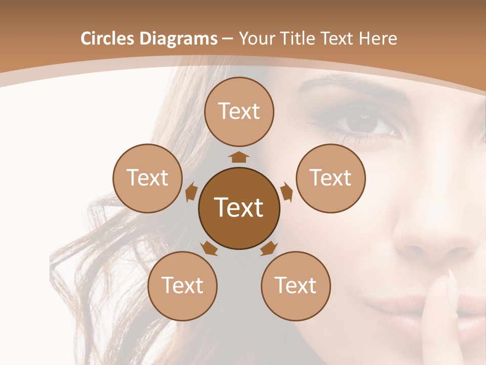 Cut Showing Finger PowerPoint Template