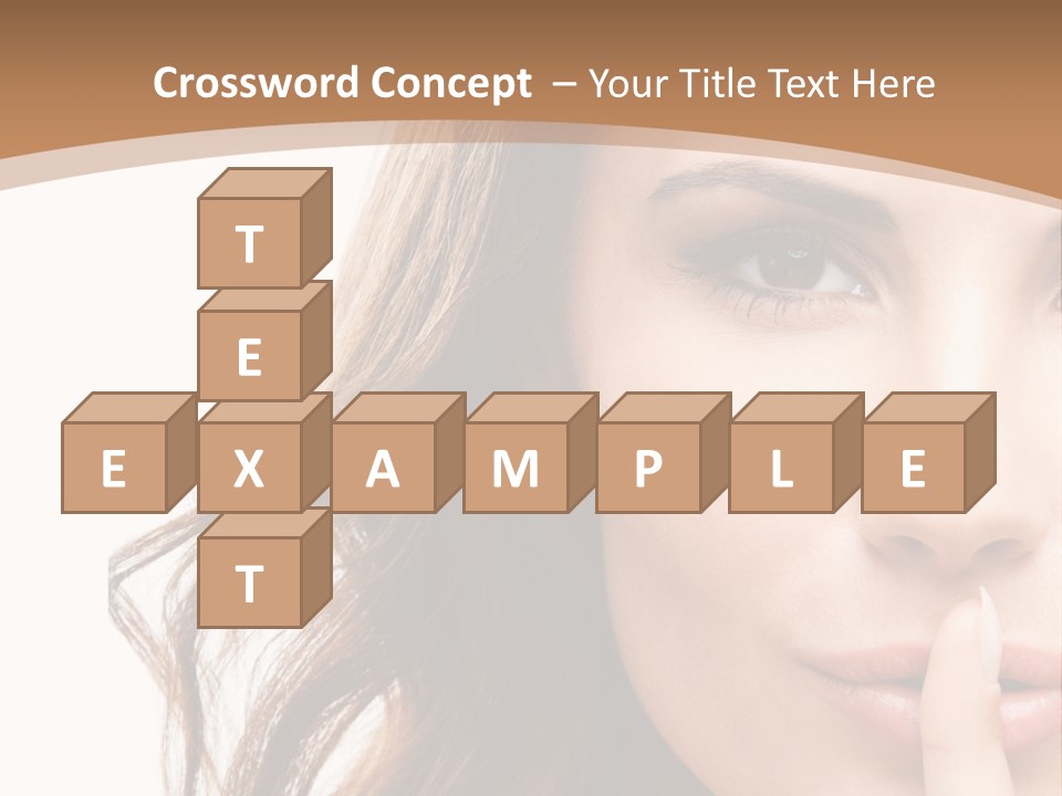 Cut Showing Finger PowerPoint Template